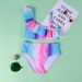 Mother & Kids New Girls Swimsuit Children's Baby Girl Fish Scale Print Ruffle Gradient Hot Spring Swimsuit_viptrois.com