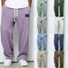 Men's Clothing Men's Trendy Straight Leg Sweatpants Spring Autumn Casual Wide Leg Sports Trousers For Formal & Casual_viptrois.com