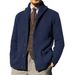 "Men's Polyester Knit Cardigan – Classic Open-Front Sweater For Business Casual (M-XXL, 5 Neutral Tones)"_viptrois.com