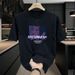 Trendy Short Sleeved T-shirt For Men In Summer , New American Style Loose Oversized T-shirt, Made Of Pure Cotton_viptrois.com