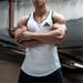Cross-border Men's American I-shaped Back Fitness Vest Slim-fit Elastic Top T-shirt Bottoming Shirt Guochao Splicing Top_viptrois.com