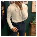 Korean-Style Minimalist Lapel Sweater – Solid Color Crewneck Pullover (Grey/White/Black, M-3XL)_viptrois.com