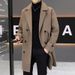 Pulse Fashion Autumn Winter New Wool Coat Wide Version British Style Trendy Mid-Length Woolen Jacket For Men_viptrois.com