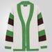 Pure Cross-Border Hot Sale Men's Knitted Loose Color-Block Woolen Cardigan Thickened Coarse Knit Sweater For Men SY0105_viptrois.com