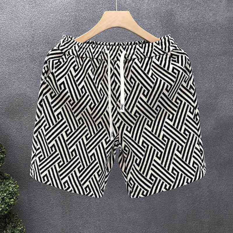 Men's Clothing Design Sense Trend Shorts Versatile Outer Wear Shorts Summer High End Casual Pants_viptrois.com