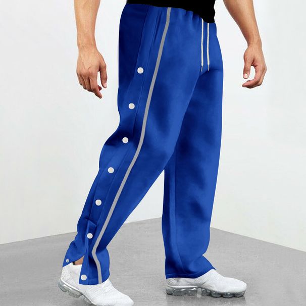 Men's Clothing Men's Casual Pants Spring And Autumn Loose Straight Drawstring Large Size Pants Men_viptrois.com