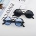 Unisex Cyberpunk Trend Retro Round Sunglasses_viptrois.com