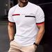 2025 Popular Short-sleeved T-shirt, Suitable For Both Inner And Outer Wear, Loose-fitting With Stripes_viptrois.com