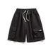 2025 Japanese Retro Work Shorts, Summer Trendy Brand, Ins Straight-cut Loose Casual Sports Pants_viptrois.com