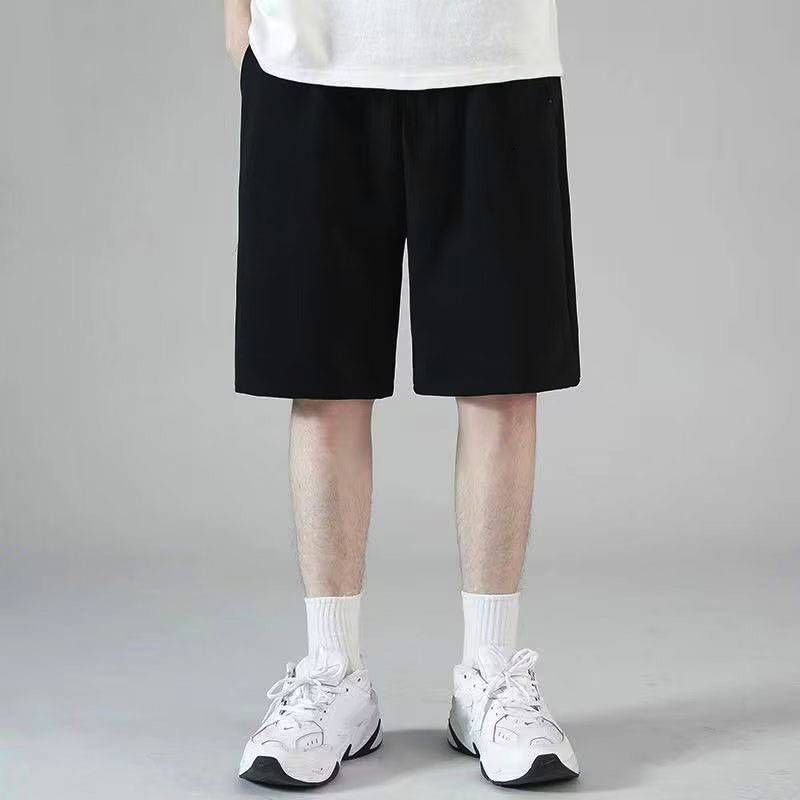 Men's Clothing Shorts Men's Summer Thin Korean Loose Large Size Casual Versatile Beach Pants Stretch Fitness Sports Pants_viptrois.com
