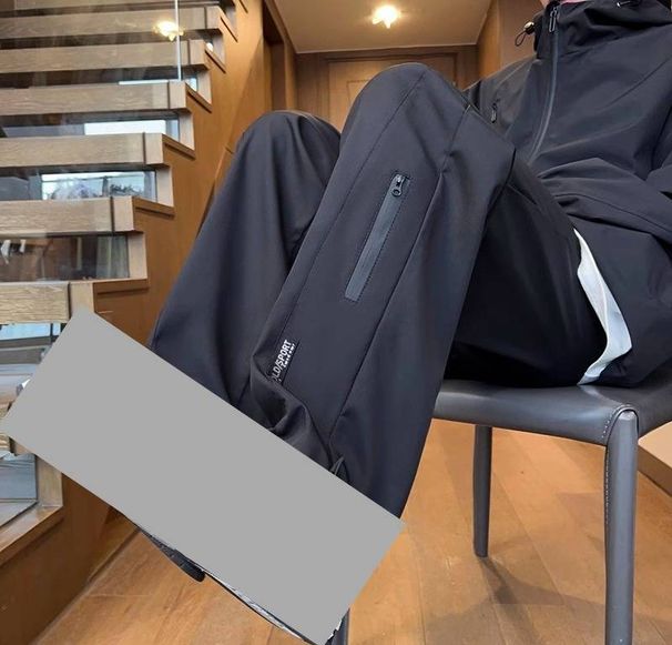 Men's Quick Drying Casual Long Pants Spring Autumn New Style Loose Straight Leg Sports Workwear_viptrois.com