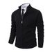 Men’s Rabbit Wool Blend Zip-Up Sweater Jacket – Cozy & Stylish Winter Knitwear With Fleece Lining (Sizes M-3XL)_viptrois.com
