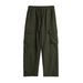Unisex Oversized Cargo Pants – High-Street Utility Style, Multi-Pocket Straight-Leg (7 Sizes, 4 Colors)_viptrois.com