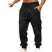 Men's Jacquard Cargo Pants – Slim-Fit Multi-Pocket Casual Trousers For Spring & Fall (Black/Navy/Grey, S-XXXL)_viptrois.com