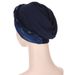new multi color bright silk and milk silk braid hat fashionable casual headscarf hat in stock_viptrois.com