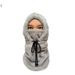 Thermal Winter Face Mask With Fleece Lining - Windproof Ski Balaclava For Outdoor Activities, Cycling, And Snow Sports (Unisex, Black/White/Gray)_viptrois.com