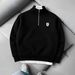 Unisex Fleece-Lined Zip-Up Hoodie – Winter Streetwear Coat With Warm Plush, Oversized Fit (S-XL, Polyester, Ski-Ready)_viptrois.com