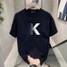 Men's 100% Cotton Short Sleeved T-Shirt Versatile High Street Style Loose Fit Summer Trend Top By Brand Niche_viptrois.com