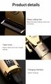 gold Metal Barbershop Cutter Cutting Hine Haircut Cordless Clipper Hair Trimmer 100-240V Cut Electric Rechargeable_viptrois.com