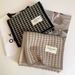 Korean Version Classic Houndstooth New Double-Sided Scarf For Women, Autumn And Winter Warm Fashion Knitted Neck Warmer,_viptrois.com
