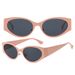 Men's Sunglasses Personalized Iron Cat Eye Sunglasses Sun Protection And UV Protection Fashion Gradient Small Frame Metal Ladies Sunglasses New_viptrois.com