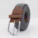 Men's woven belt, women's casual breakable canvas, elastic need buck belt_viptrois.com