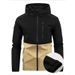 Men's Lightweight Hard Shell Jacket – Water-Resistant Outdoor Windbreaker (Army Green/Khaki/Dark Blue/Ivory, S-2XL)_viptrois.com