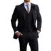 Men's Clothing Business Casual Men's Three Piece Suit Groom Suit Men Wedding Banquet Large Size_viptrois.com
