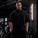 Men's Clothing Summer Texture Heavy Lapel T Shirt Suit Simple Loose Large Size Sports Print Short Sleeved Men's Polo Shirt_viptrois.com