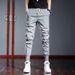 Casual Pants, Men's 2023, Late-model Sweatpants, Slim-fit Feet, Summer-style Skinny Leggings, Paratrooper Pants, Men's_viptrois.com