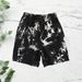 Men's Clothing Fashion Brand Hip Hop Tie Dye Camouflage Shorts Men Summer Loose Straight Japanese Style Trendy Washed Half Length Pants_viptrois.com