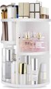 Seinlife 360 Degree DIY Adjustable Rotating Bracket, Foldable Storage Box, Large Capacity Makeup Stand, Suitable For_viptrois.com
