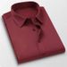 Men's Clothing Big Size Shirt White Short Sleeve Suit Formal Wear Plus Fat Plus Loose Fat Business Shirt_viptrois.com