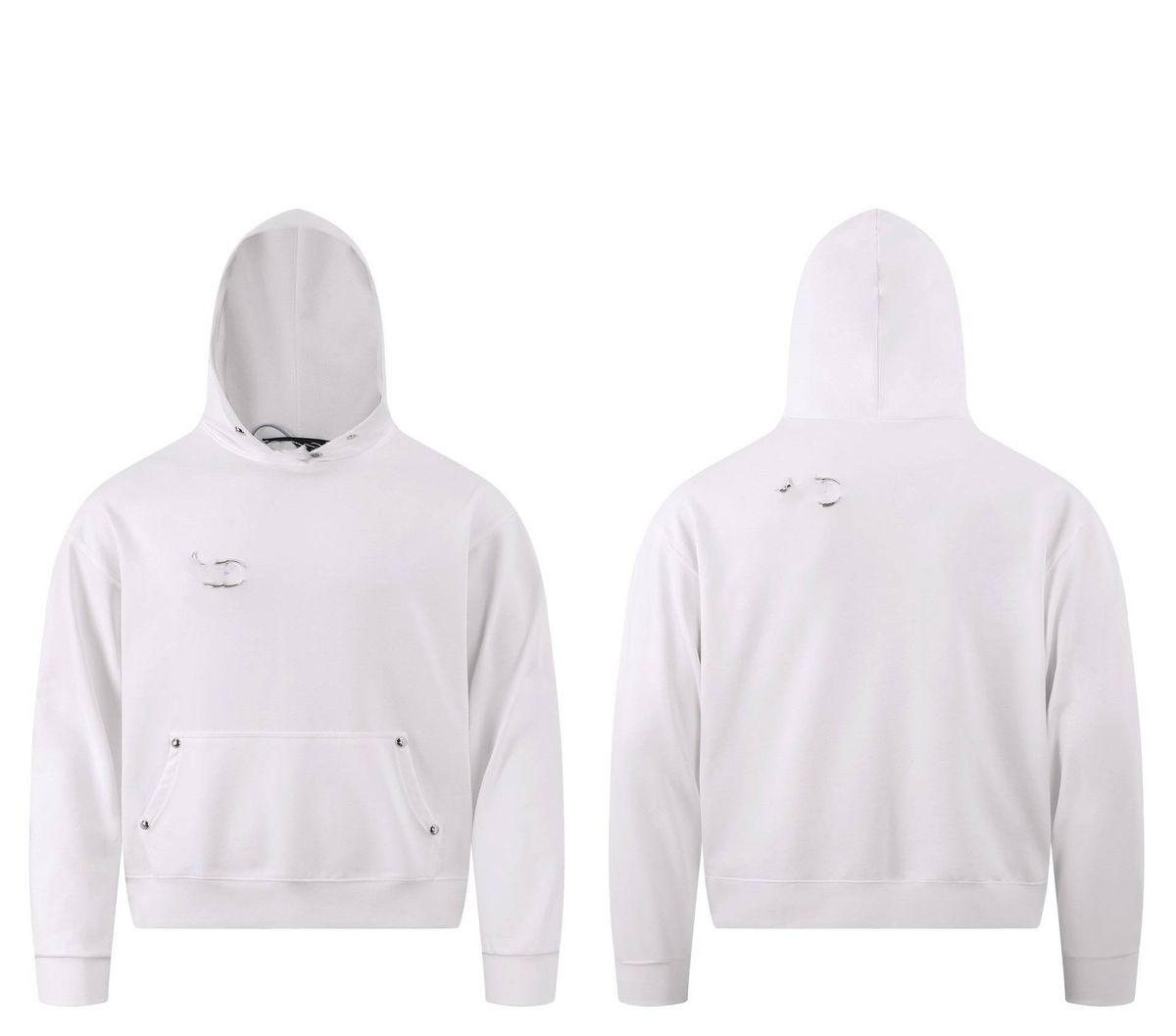 Unisex Oversized Hoodie With Heavyweight Metal Design - Trendy Pullover & Zip-Up Streetwear For Men And Women_viptrois.com