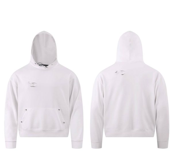 Unisex Oversized Hoodie With Heavyweight Metal Design - Trendy Pullover & Zip-Up Streetwear For Men And Women_viptrois.com