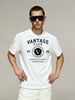 Vintage Oversized Vantage Club Badge Graphic T-Shirt Men's Casual Streetwear Tee_viptrois.com