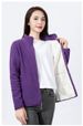 Male And Female Couples Stand-up Collar Fleece Cardigan, Fleece Thermal Casual Sweater Jacket_viptrois.com