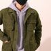 Pulse Pulse American Vintage Multi-Pocket Workwear Men, Loose Fit, Trendy Casual Turn-Down Collar Hunting Jacket For Spring And_viptrois.com