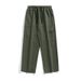 Men's Clothing Korean And Japanese Men's Wear Workwear Casual Pants Men 2025 Spring New Loose Straight Textured Stitching Long Pants_viptrois.com