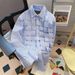 Men's Clothing Niche Chic Woven Plaid Striped Shirt Long Sleeved Top Jacket_viptrois.com