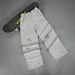Distressed Cotton Loopwheel Jogger Pants – Snow Wash & Knee Blowouts (Straight-Leg, Unisex, 430GSM, S-XXL, 90s Skate Revival Essential)_viptrois.com