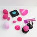Makeup Tools & Accessories ALYAN Big Bag 16 Pieces Bag Makeup Mirror Triangle Sponge Powder Puff Water Drop Beauty Egg Eyelash Brush Mushroom_viptrois.com