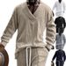 Men's V-Neck Knit Sweater – Lightweight Long-Sleeve Pullover With Jacquard Pattern (S-XXXL, Black/Navy/Beige)_viptrois.com