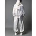 Trendy Unisex Hooded Sweatshirt With Asymmetrical Color Block Design - Retro Streetwear Pullover For Men & Women_viptrois.com