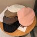 Korean Version Vintage Frayed Edge Forward Cap For Women Spring Summer Versatile Face Slimming Niche Design Reversible_viptrois.com