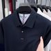 Cotton Short Sleeved T-sh For Men In Summer 2025, New Style With A Thin Collar, Breathable, Solid Color Men's Polo_viptrois.com