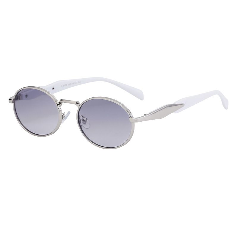 Round Small Frame Sunglasses For Women Personality Trend Sunglasses For Women Sunglasses_viptrois.com