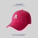 Women's Hats Large Head Circumference Large Size Hat Unisex Soft Top Letter Baseball Cap Four Seasons Men's Duckbill Cap_viptrois.com
