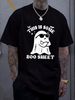 Funny Halloween Boo Ghost Sunglasses This Is Some Boo Sheet T-Shirt Casual Stretched Streetwear Fashion Women Versatile Slightly T-Shirt For Women Casual Designer Clothes Female Women Top Graphic Tees Print Round Neck Short Sleeve_viptrois.com
