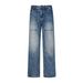 Summer American Industrial Clothing Splicing Structure Casual Pants Light Zip Float Heavy Physical Wash Cat Whisker_viptrois.com
